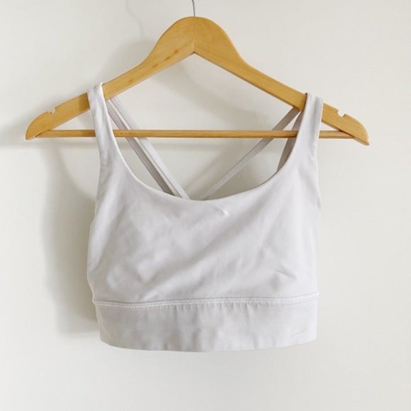 *SOLD* Lululemon Energy Sports Bra Light Gray - Picture 4 of 4